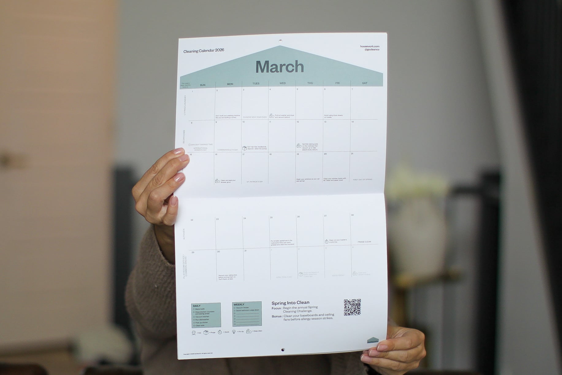 Cleaning Calendar