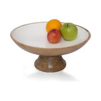 Folkulture White Fruit Bowl