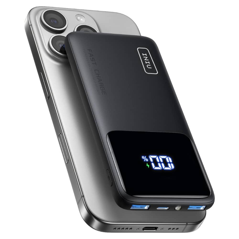 INIU Portable Charger, Slimmest Fast Charging 10000mAh