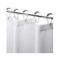 AmazerBath Waffle Shower Curtain