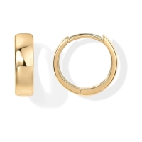 PAVOI 14K Gold Plated Sterling Silver Post Huggie Earrings