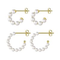Pearl Hoop Earrings