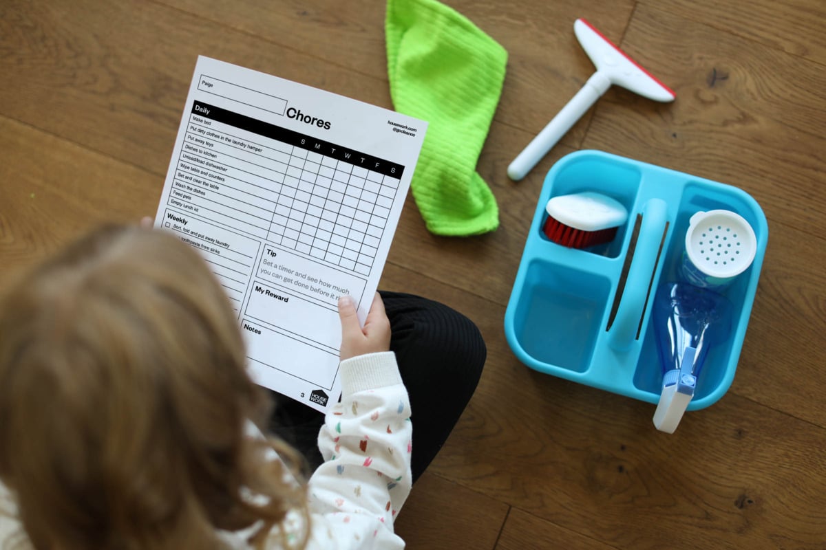 Teaching Your Kids To Clean - House Work