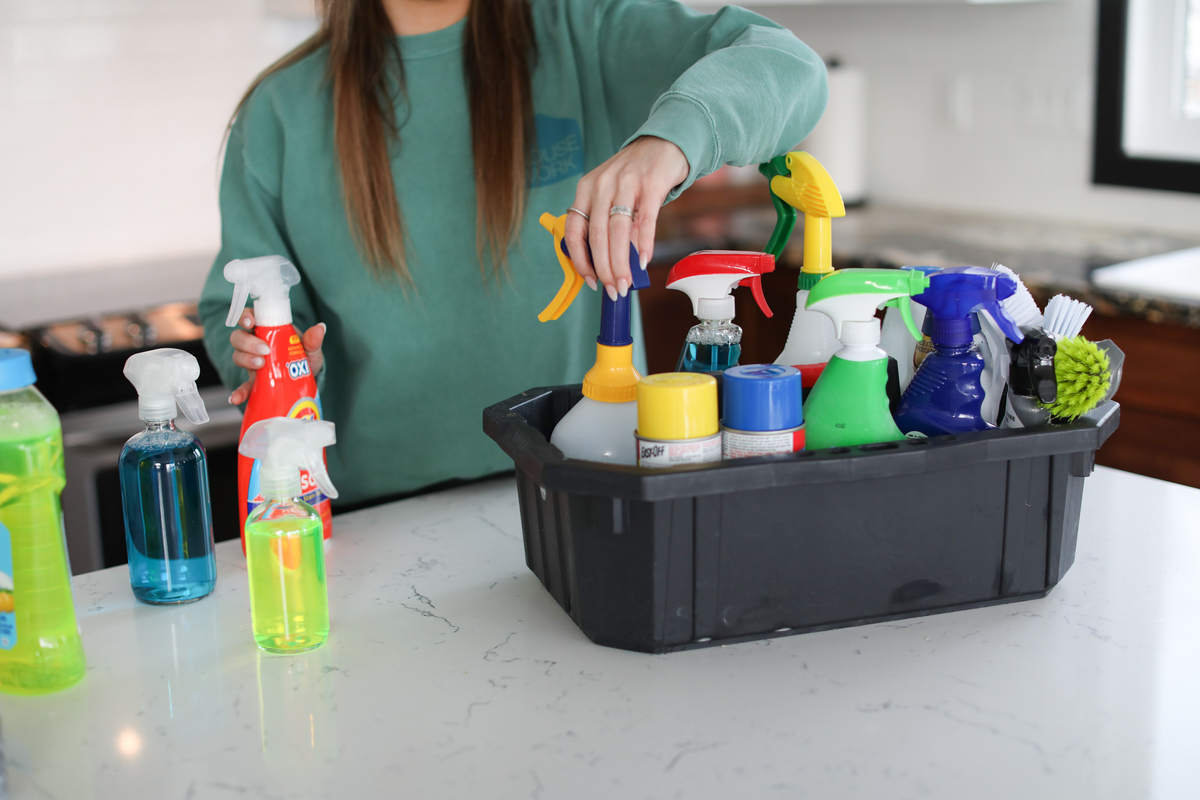 Build a Cleaning Caddy Like The Pros