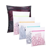 Set of 5 Mesh Laundry Bags