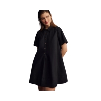 Anthropologie Short-Sleeve Swing Tunic Mini Dress