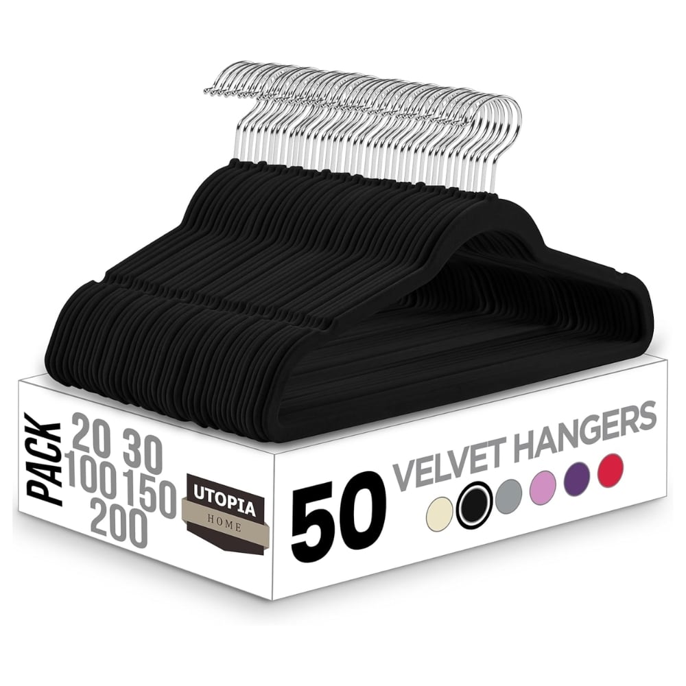Utopia Home Premium Non Slip Velvet Hangers