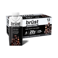 BRÜST protein coffee dark roast