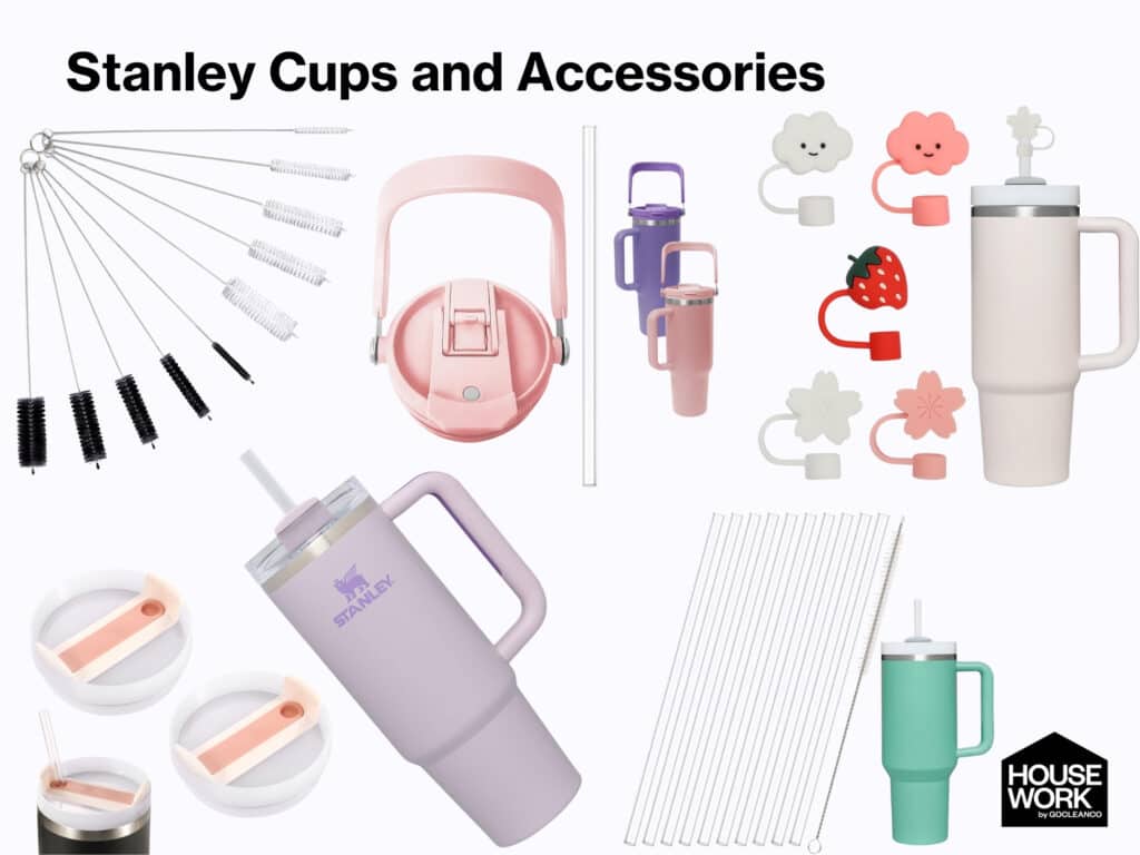 Stanley - House Work Stanley Cups and Accessories roundup graphic