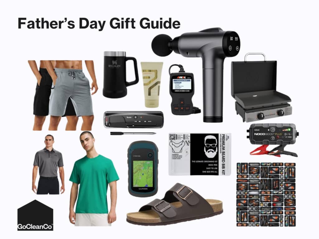 fathers day - House Work Father's day gift guide featuring clothes, mugs, and technology.