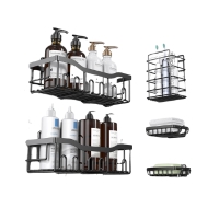 Adhesive Shower Caddy, 5 Pack