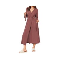 Ekouaer Robe for Women Long Waffle Knit