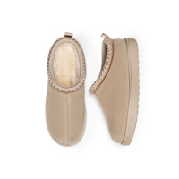 Dream Pairs Suede Slip-on Fuzzy Slippers