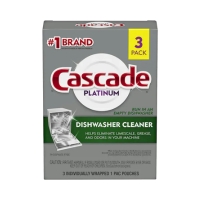 Cascade Platinum Dishwasher Cleaner, 3 count