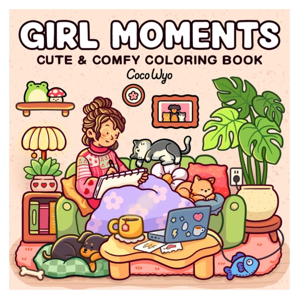 Girl Moments: Coloring Book