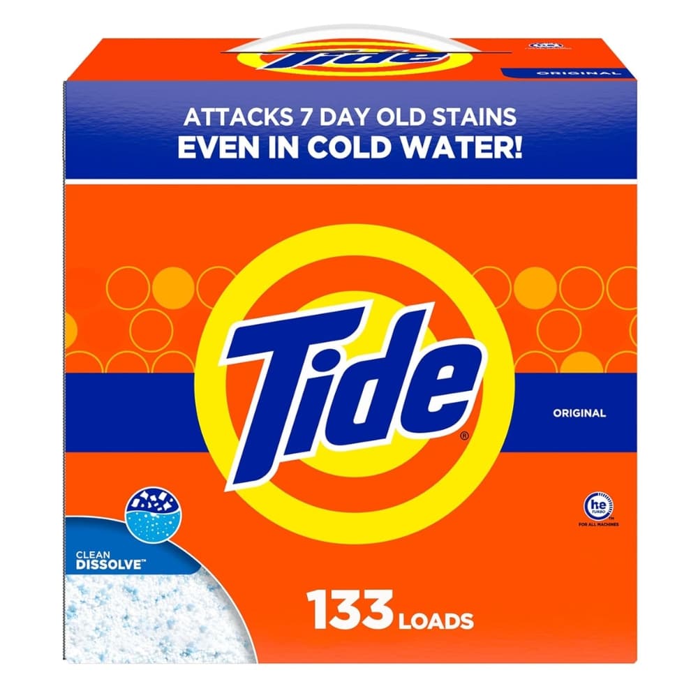 Tide Powder Laundry Detergent, 133 Loads