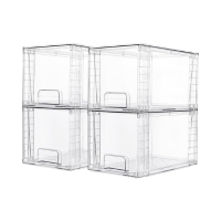 Vtopmart 4 Pack Large Stackable Storage Drawers