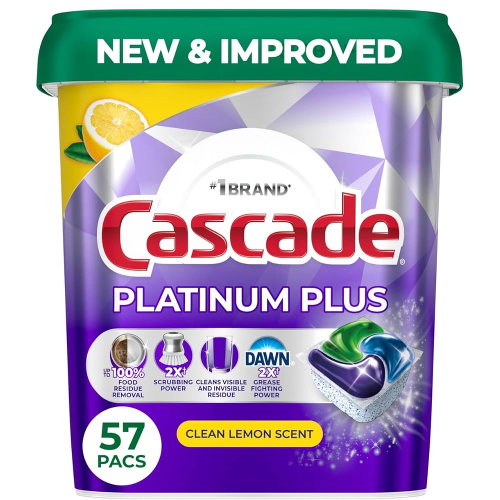 Cascade Platinum Plus Dishwasher Pods