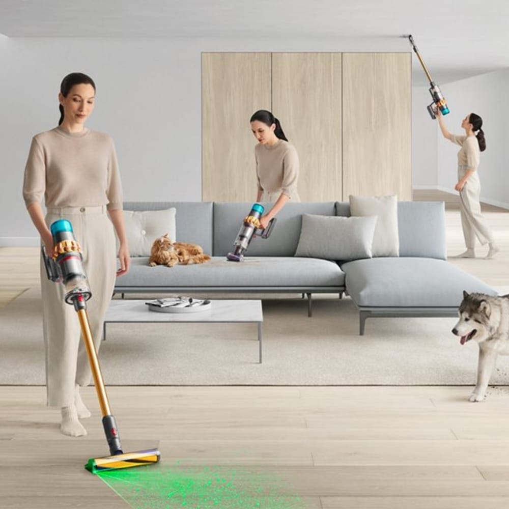 infographic showcasing all of the different ways this vacuum can be used