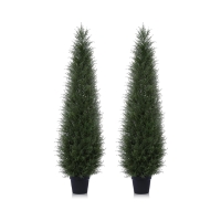 Artificial Cedar Topiary Tree for Outdoor,5FT