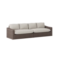 allen + roth Maitland Wicker Outdoor Sectional