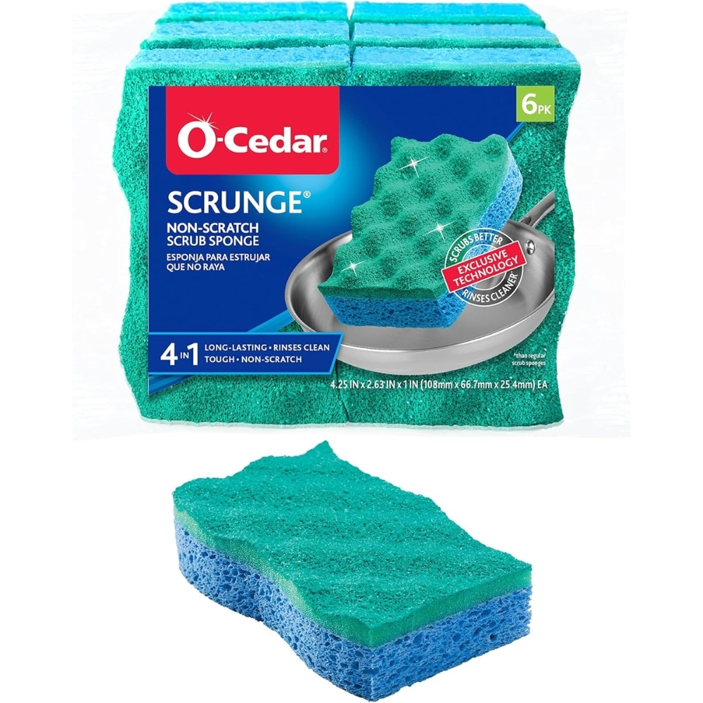 O-Cedar Scrunge (Pack of 6)