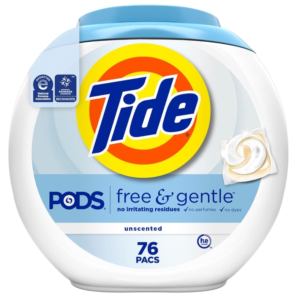 Tide PODS Free & Gentle Laundry Detergent