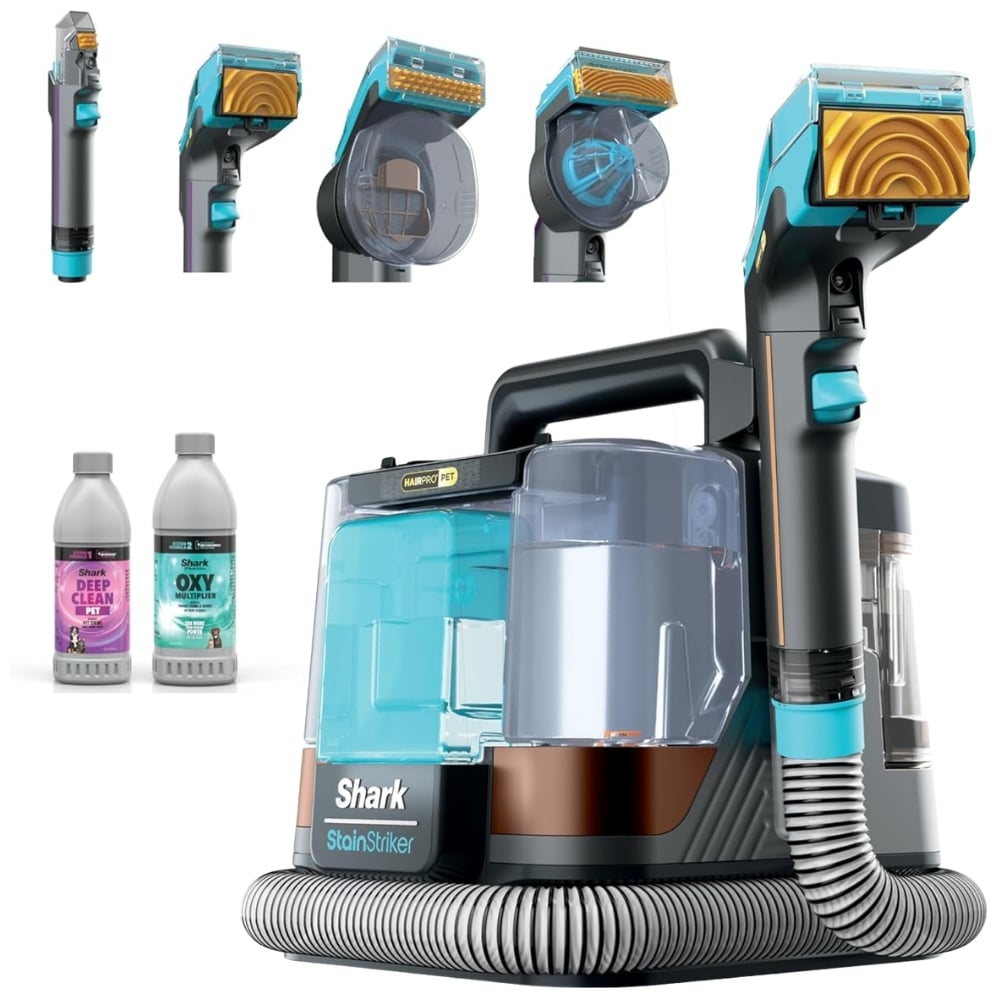Shark StainStriker HairPro Portable Carpet, Upholstery & Area Rug Cleaner