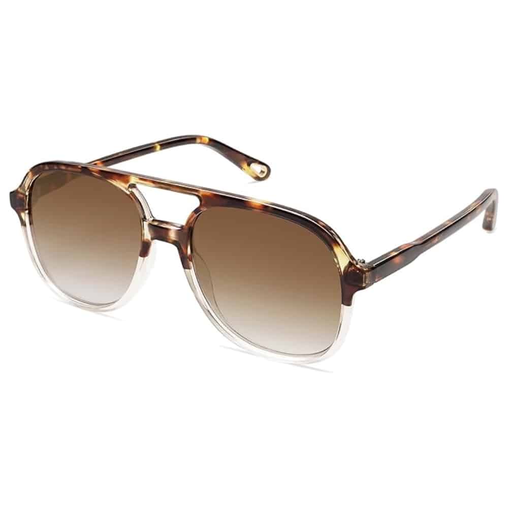 SOJOS Retro Polarized Aviator Sunglasses
