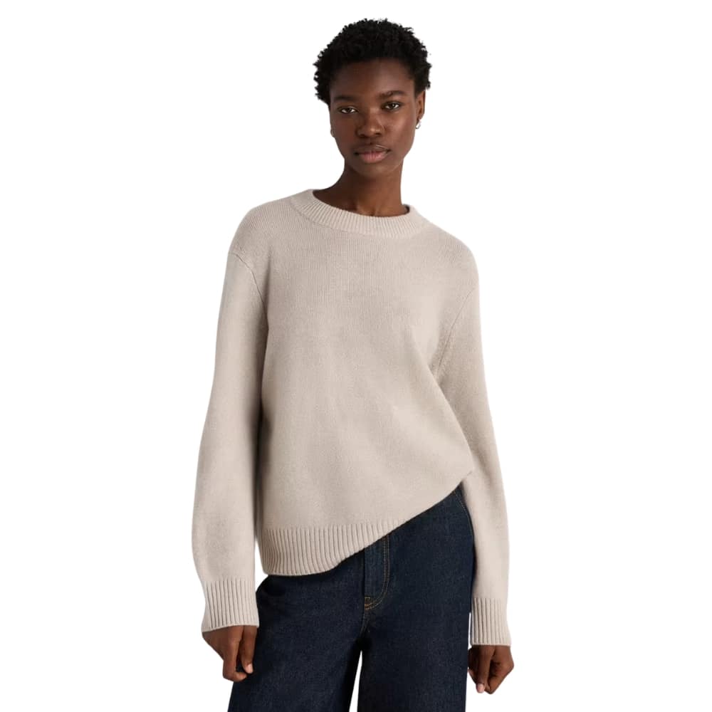Quince Mongolian Cashmere Oversized Crewneck Sweater