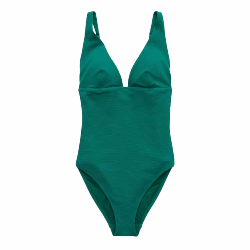 Aerie Pique Full Coverage One Piece Swimsuit