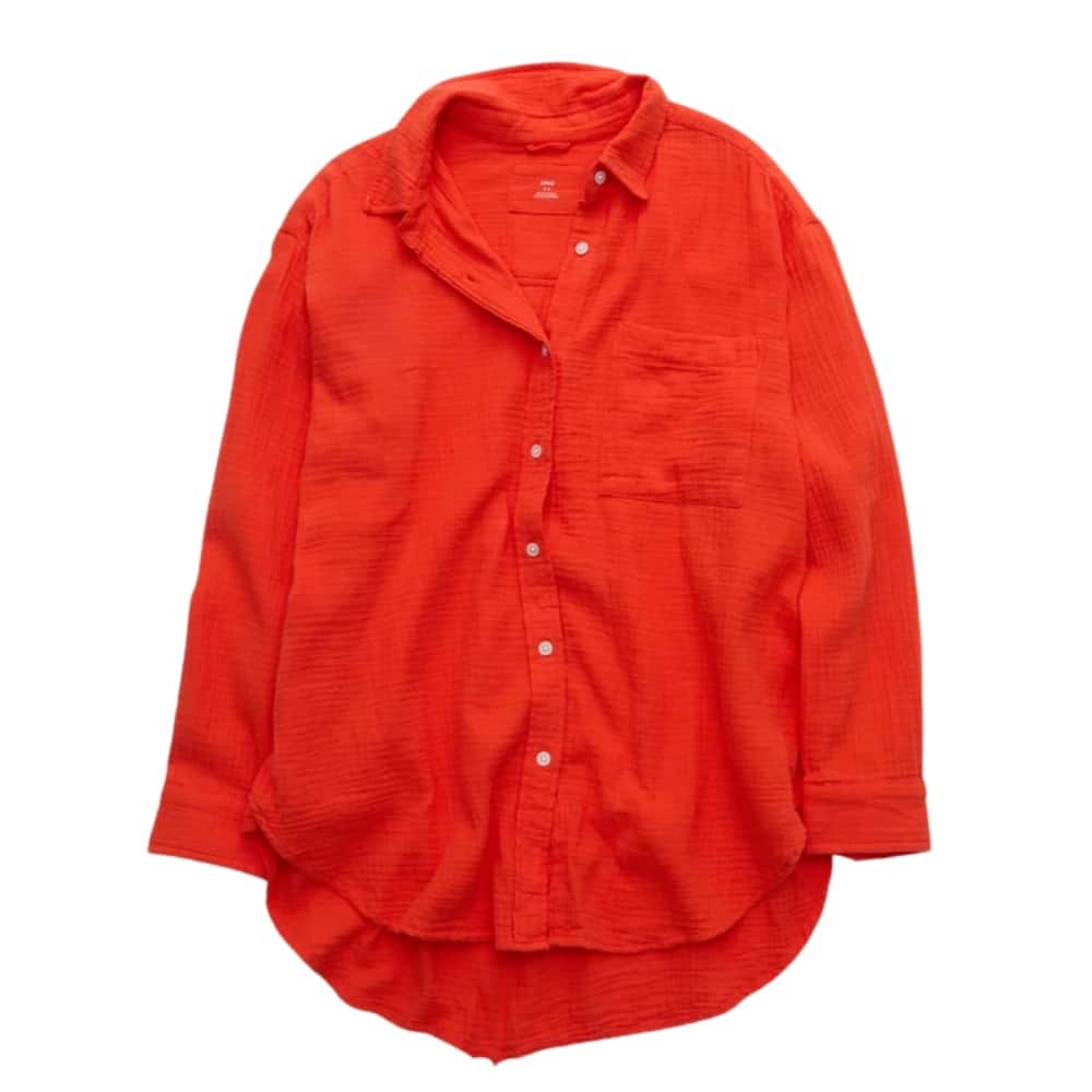 Aerie Day-Off Cover Up Shirt