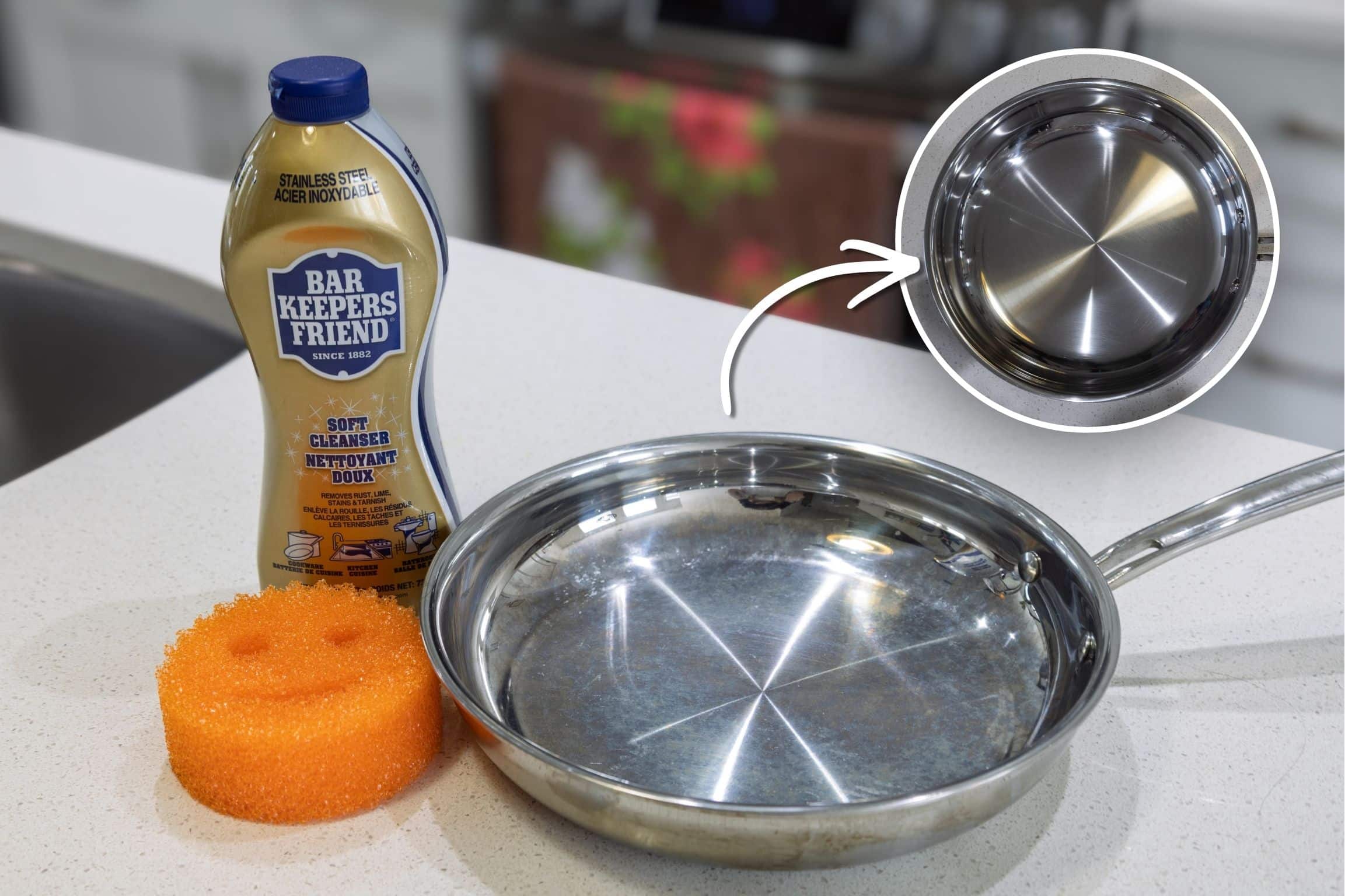 How to Remove Heat Stains and Discoloration From Stainless Steel Pans